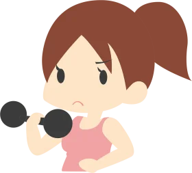Adorable Cartoon Girl Singing Into Microphone Training Vocal Clipart