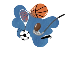 Dynamic Sports Equipment Clipart Collection with Variety of Iconic Balls and Rackets