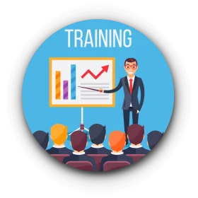 Professional Business Training Seminar Clipart with Engaging Presenter and Audience