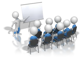 Professional Development Workshop Clipart: Learning and Collaboration Visualization