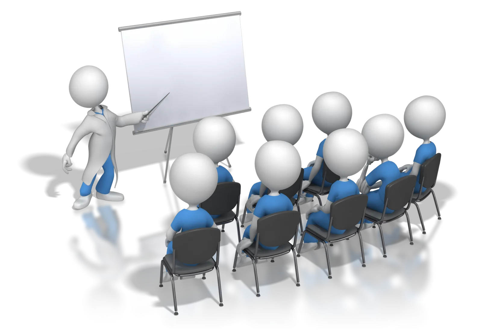 Professional Development Workshop Clipart: Learning and Collaboration Visualization