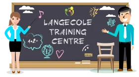 Professional Language School Training Centre Educational Clipart Illustration