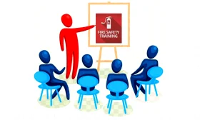 Professional Training Session Clipart: Knowledge Sharing and Learning Dynamics