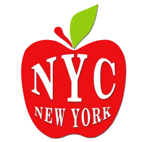 NYC New York Big Apple Iconic Graphic Design Stylish Clipart Logo
