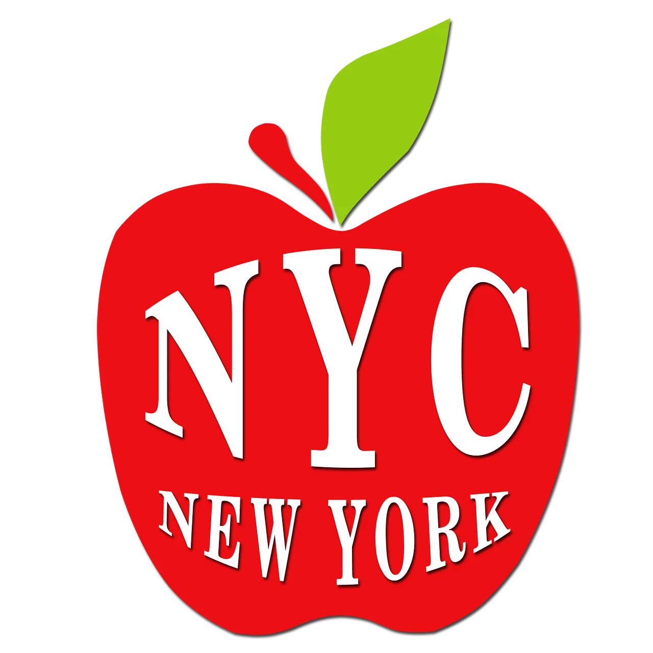NYC New York Big Apple Iconic Graphic Design Stylish Clipart Logo