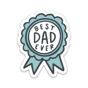 Best Dad Ever Award Ribbon Clipart: A Heartwarming Paternal Appreciation Symbol