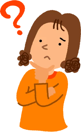 Confused Cartoon Character Pondering with Quirky Question Mark Clipart