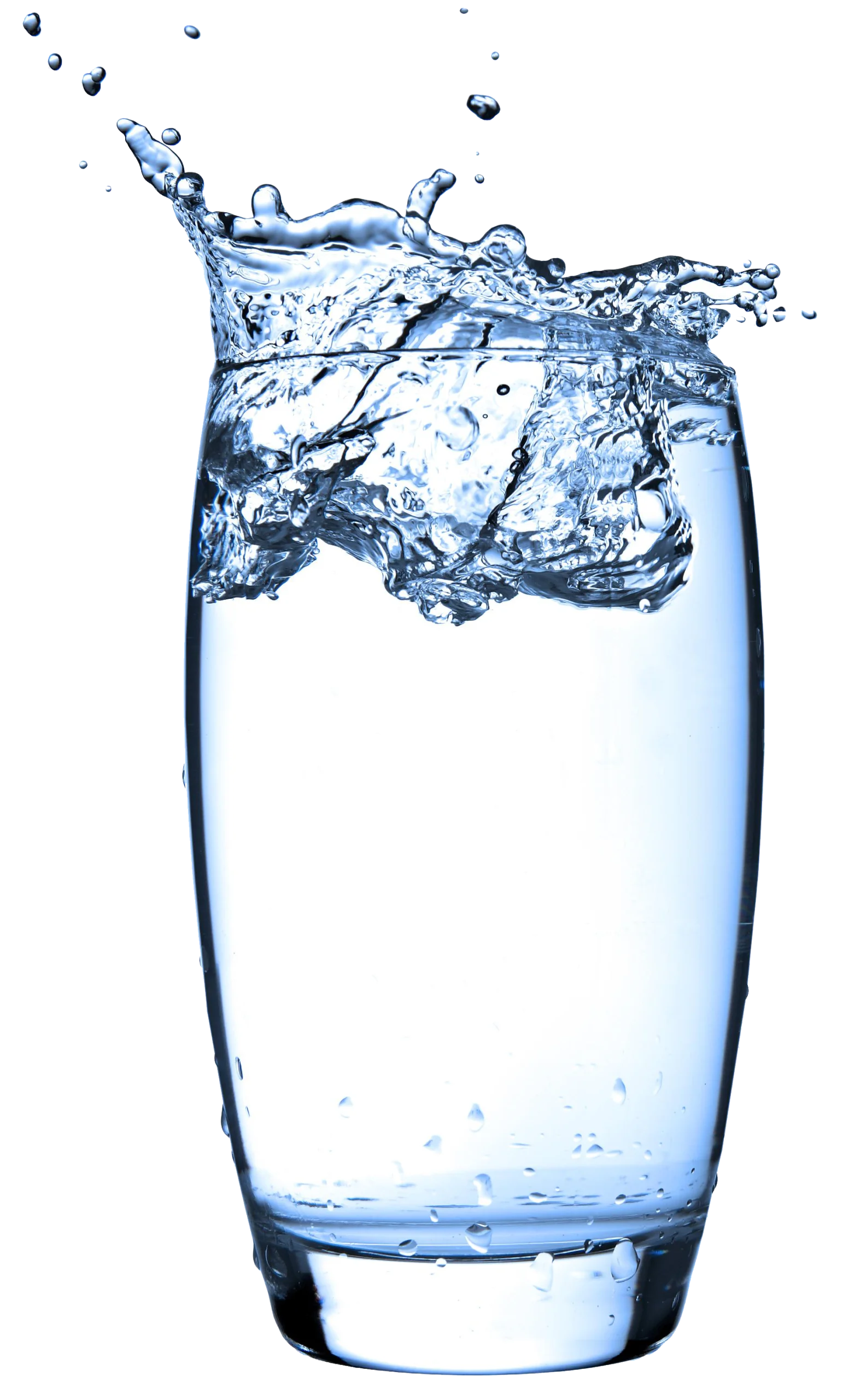Crystal Clear Water Splash Clipart in Elegant Glass Design