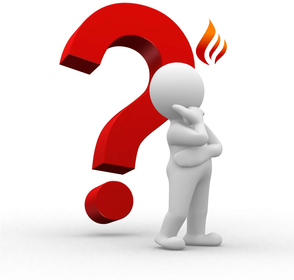 Thought-Provoking Questioning Clipart: Exploring Uncertainty and Contemplation