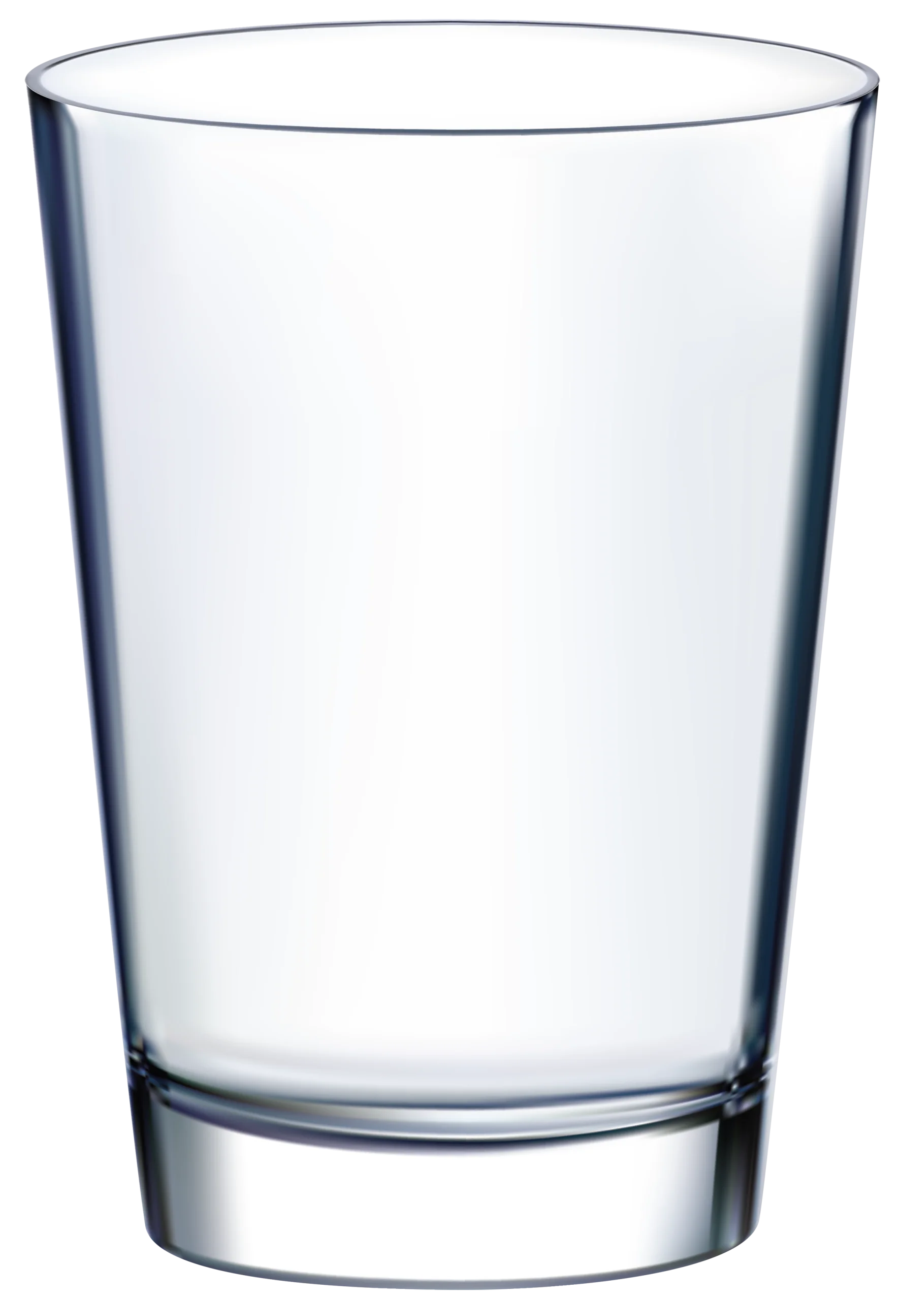 Transparent Empty Classic Glass Clipart Illustration for Design Projects