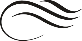 Elegant Flowing Curved Lines Clipart Design with Smooth Artistic Motion
