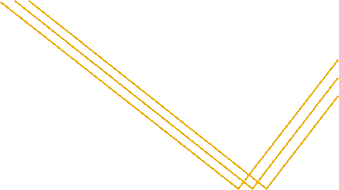 Elegant Golden Lines Converging in Minimalist Geometric Clipart Design