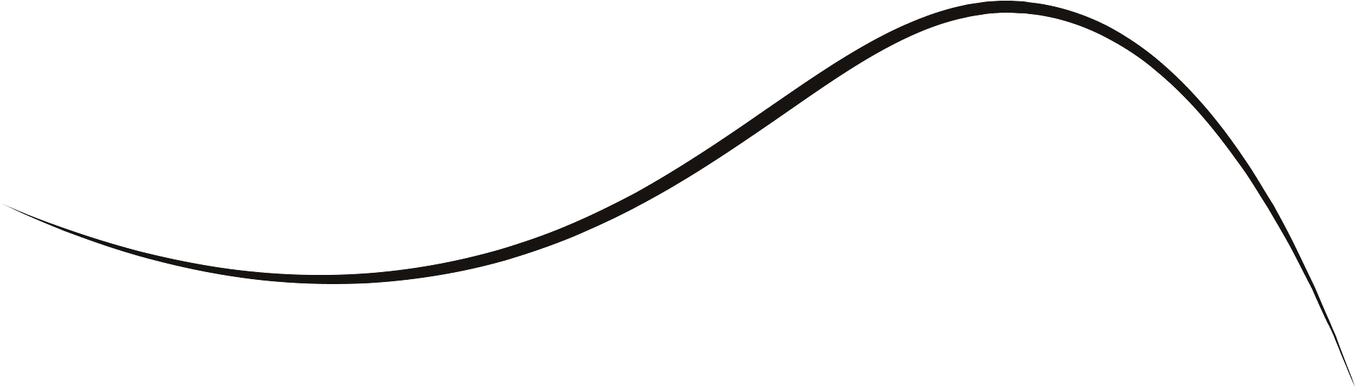 Elegant Minimalist Curved Line Clipart with Smooth Flowing Design Aesthetic