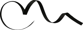 Elegant Swooping Monochrome Curved Line Clipart Design Element