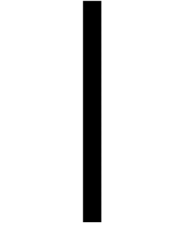 Minimalist Vertical Line Clipart: Pure Geometric Design in Black