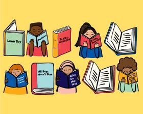 Diverse Readers Cartoon Clipart: Celebrating Reading and Learning Across Cultures