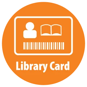 Library Card Access Illustration - Digital Clipart Graphic for Library Services