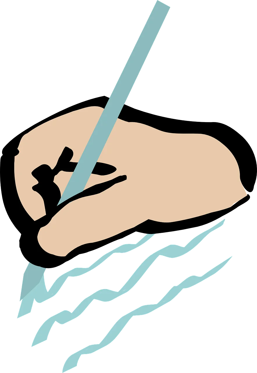 Hand Holding Pen Writing Clipart - Creative Sketching Motion Design