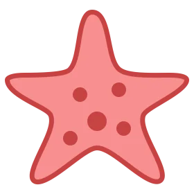 Adorable Pink Starfish Marine Life Clipart Illustration for Ocean Themes