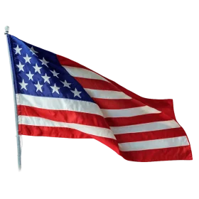 American Flag Clipart: Symbolic Stars and Stripes Waving with Patriotic Pride