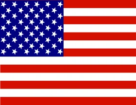 Classic American Flag Clipart: Stars and Stripes Patriotic National Symbol Design