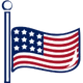 Classic United States National Flag Waving Patriotic Clipart Illustration Design