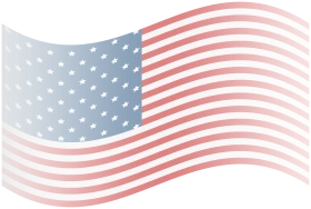 Soft Pastel United States Flag Clipart with Gentle Waving Design