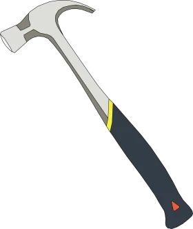 Professional Carpenter's Claw Hammer Clipart - Precision Tool Illustration