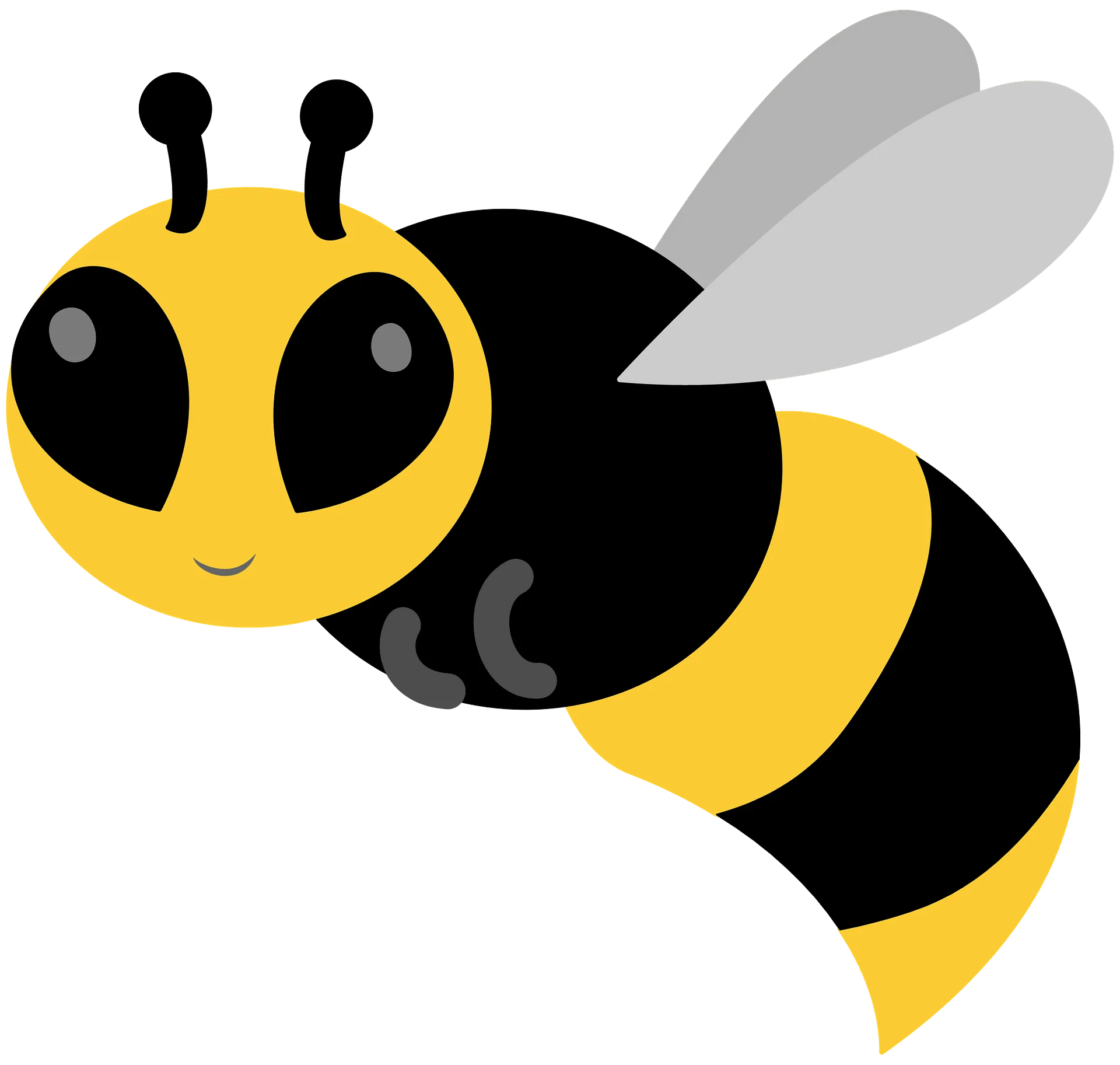 Cute and Charming Cartoon Bumblebee Clipart Illustration for Kids and Design