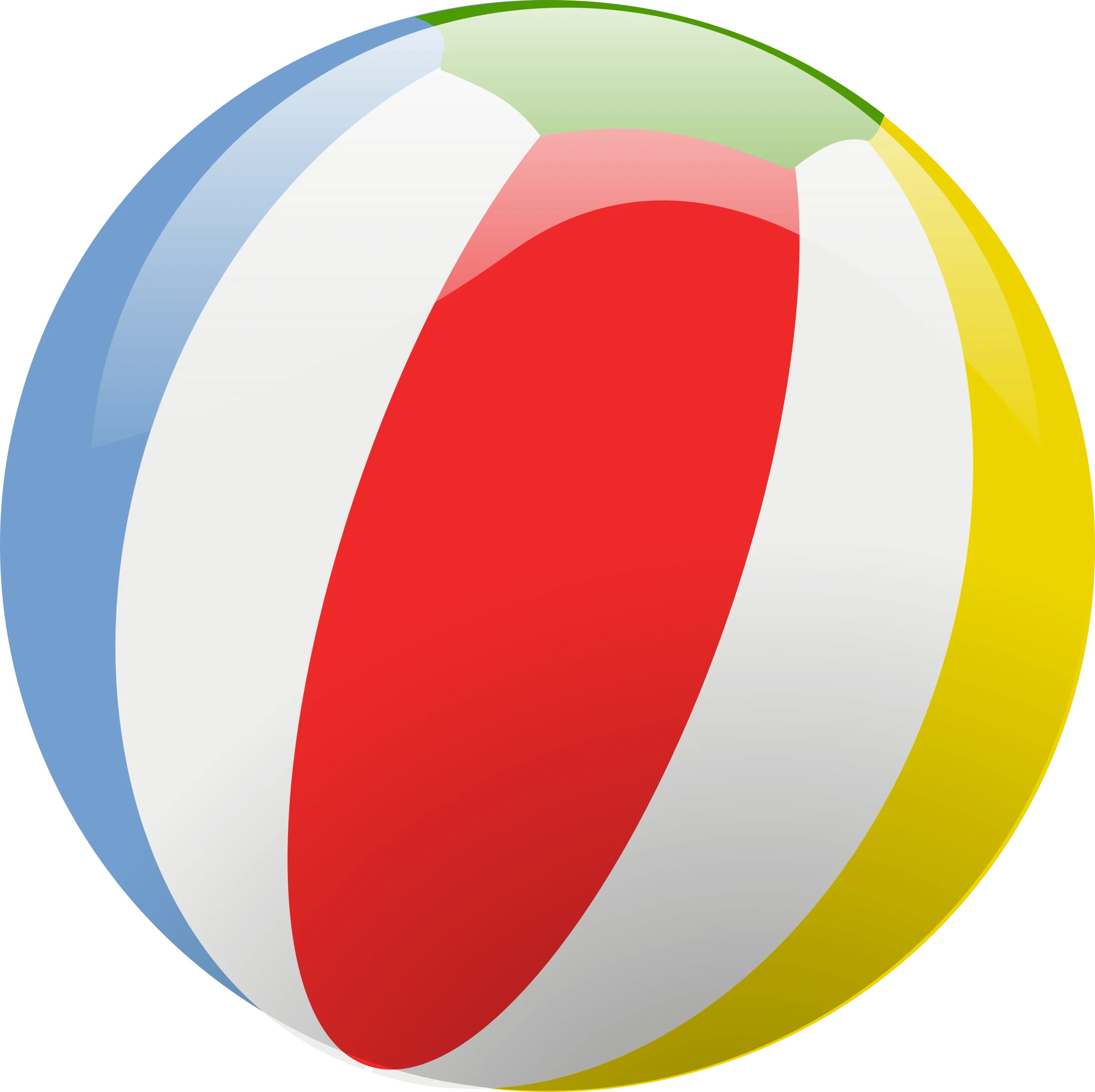 Cheerful Inflatable Beach Ball Clipart: Summer Fun and Playful Poolside Design