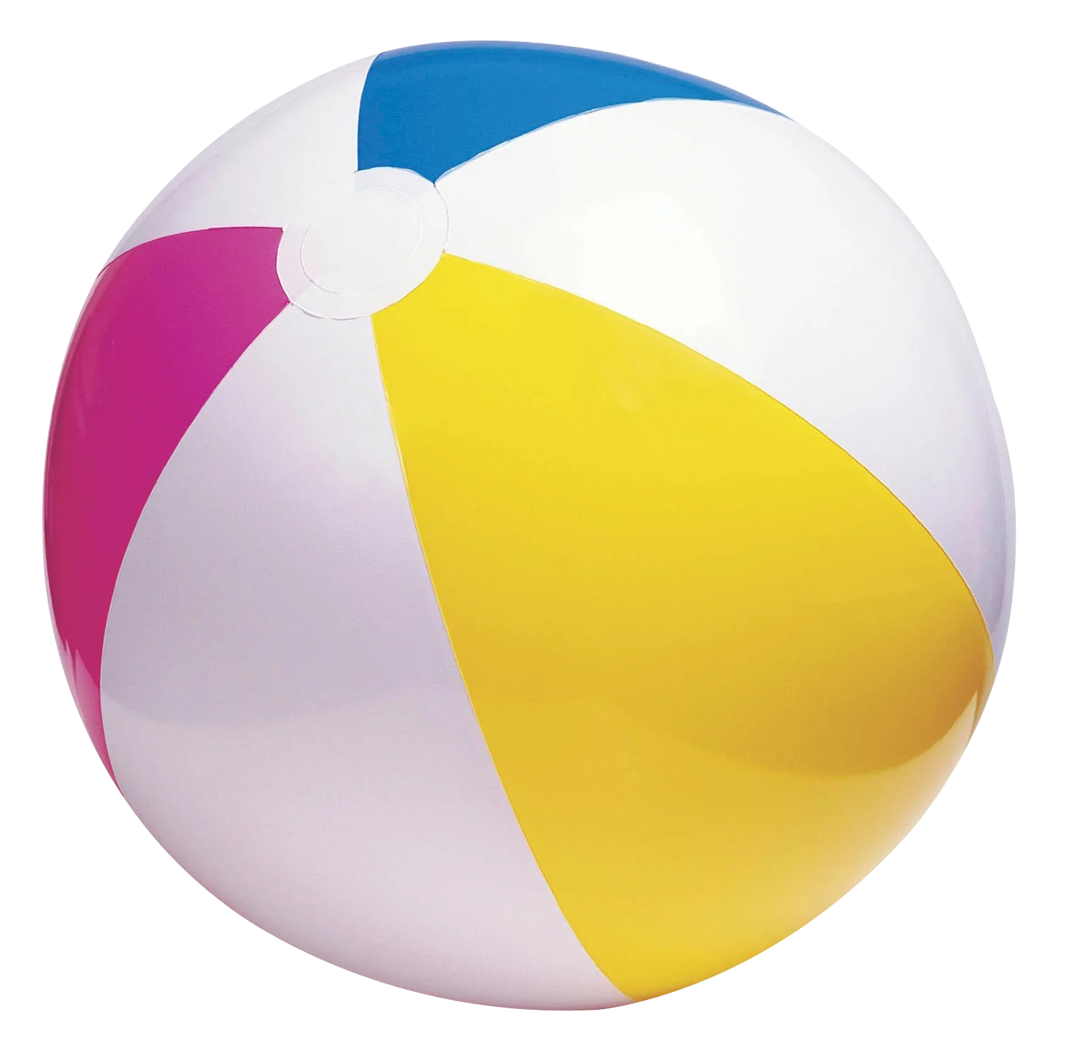 Colorful Beach Ball Clipart - Summer Fun Beach Accessory Design Element
