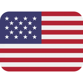 Classic American Flag Clipart Design with Rounded Corners and Patriotic Color Palette