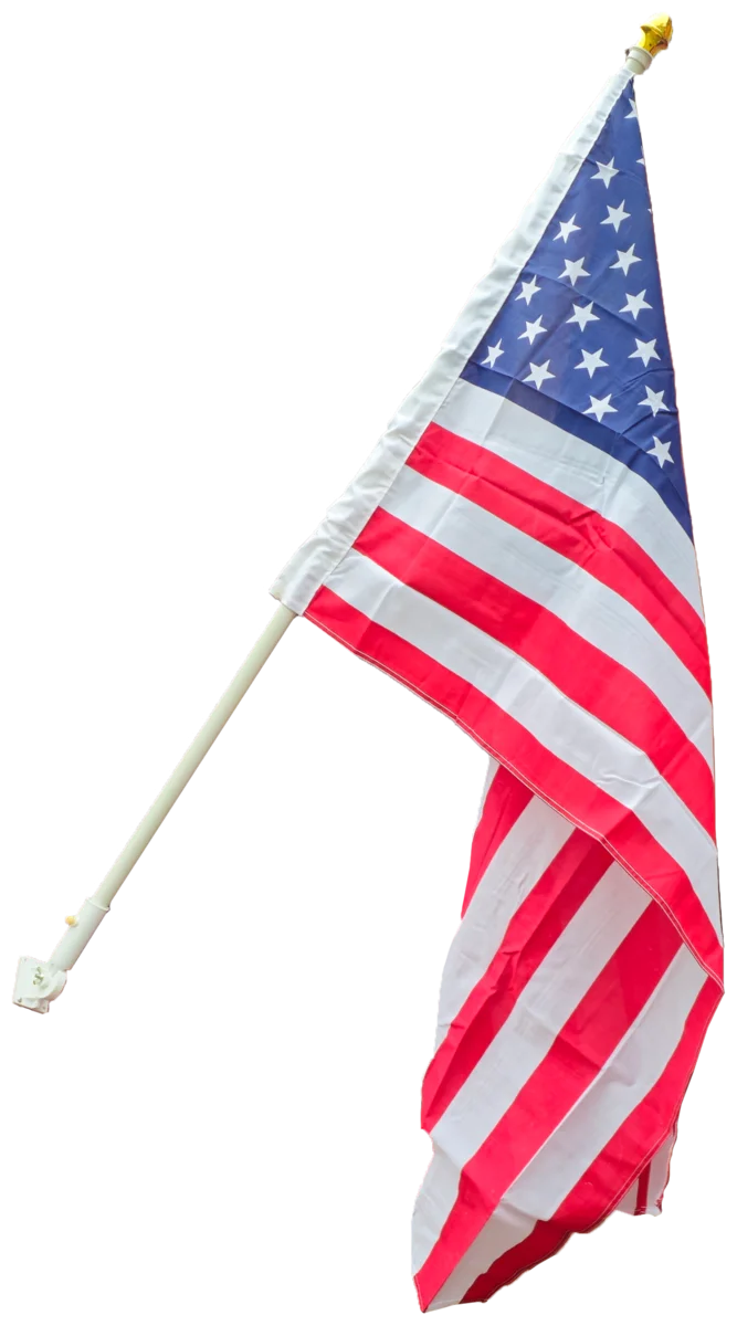 Classic American Flag Clipart: Patriotic Stars and Stripes Symbol of National Pride