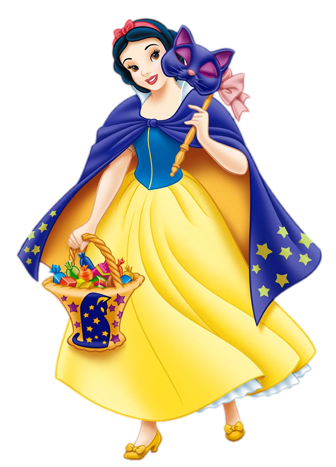 Enchanting Snow White Disney Princess Classic Storybook Clipart Illustration