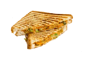 Deliciously Grilled Panini Sandwich Clipart with Golden Grill Marks