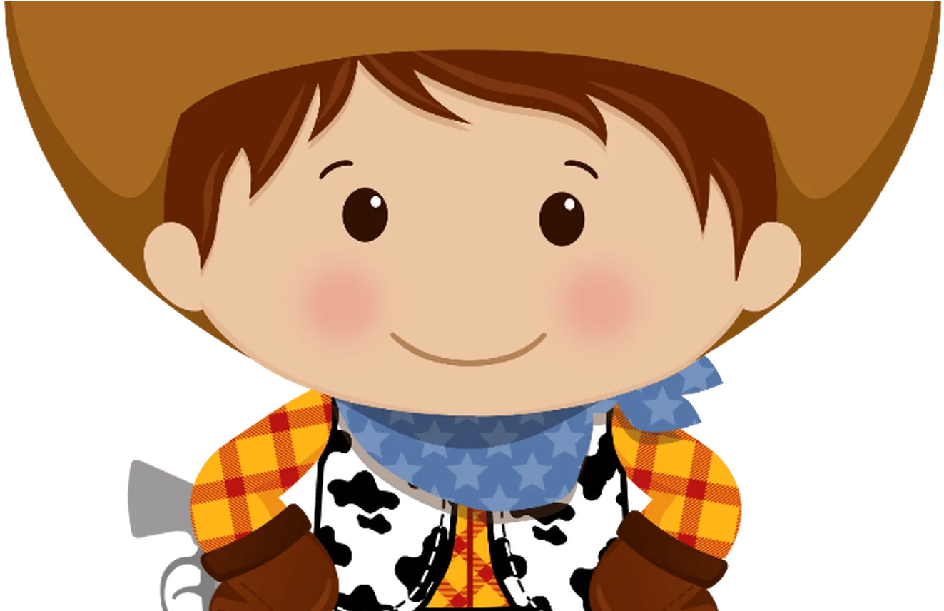 Adorable Wild West Cowboy Cartoon Character Clipart for Kids