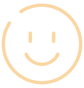 Minimalist Soft Pastel Yellow Smiley Face Clipart Design