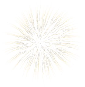 Radiant Burst of Luminescent Fireworks Explosion Clipart Design Element