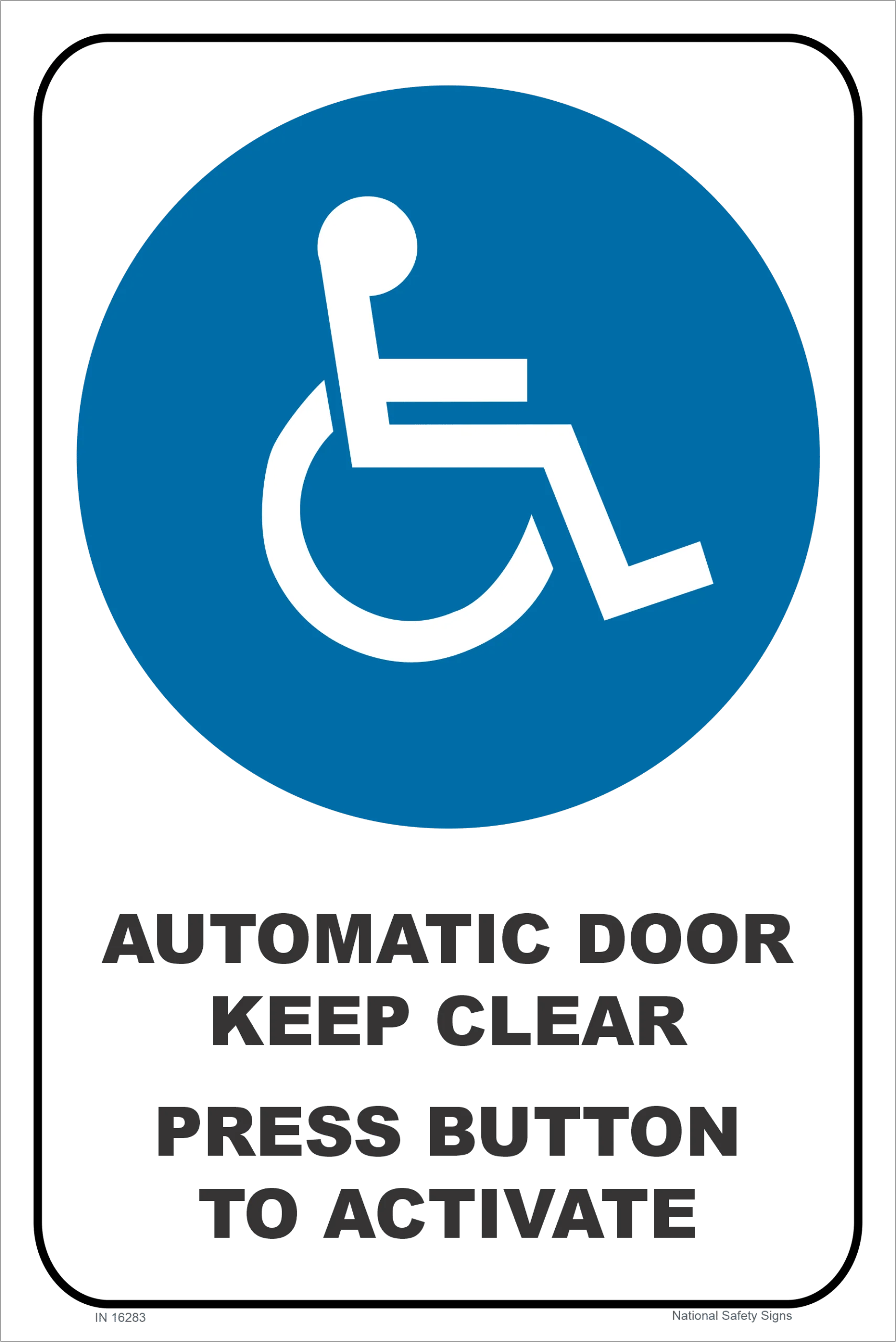 Accessible Entrance Clipart: Wheelchair Symbol Automatic Door Activation Guide