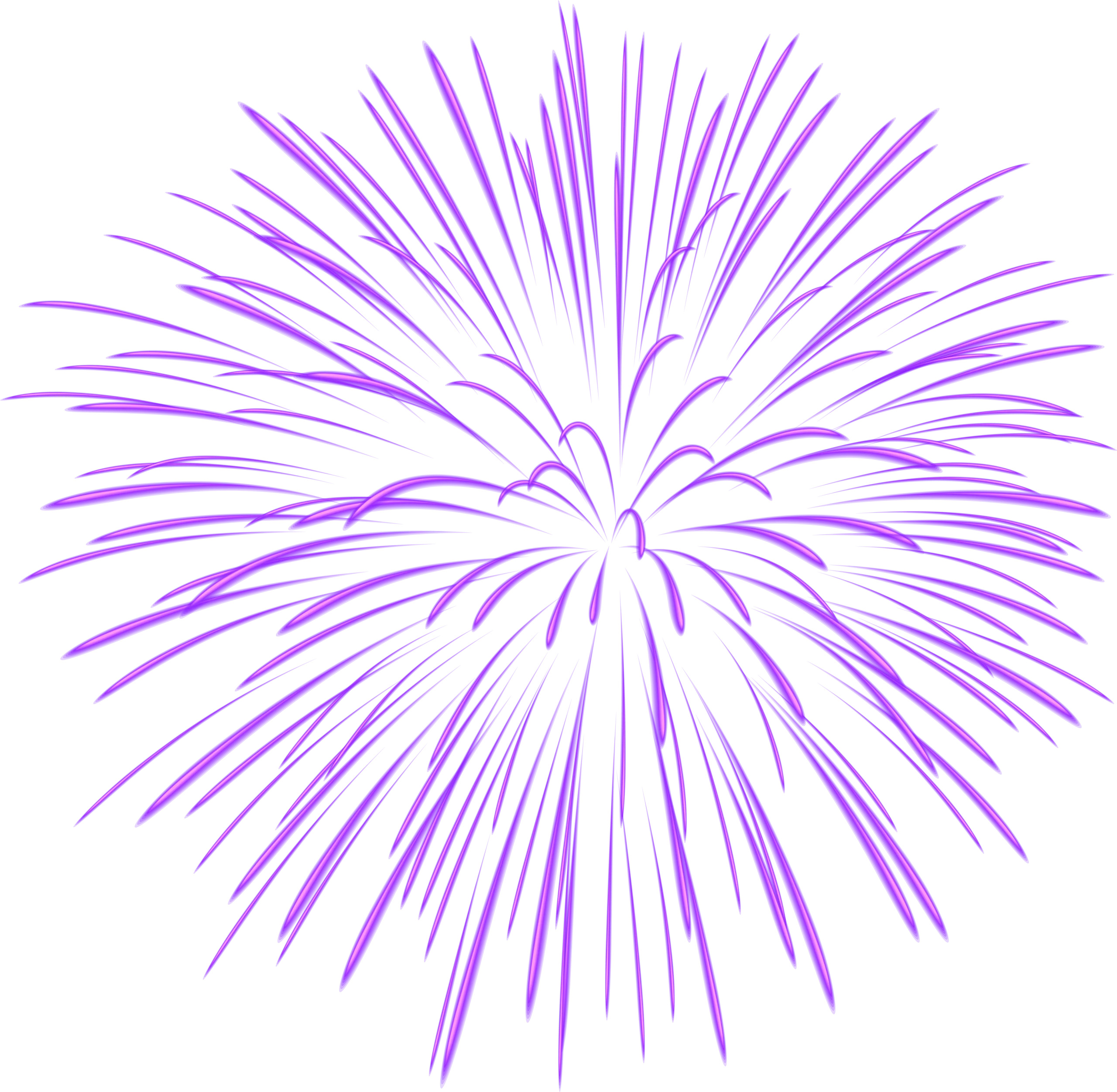 Luminous Purple Starburst Fireworks Clipart Design Element Graphic