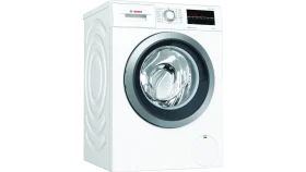 Modern Front-Loading Automatic Washing Machine Clipart Design