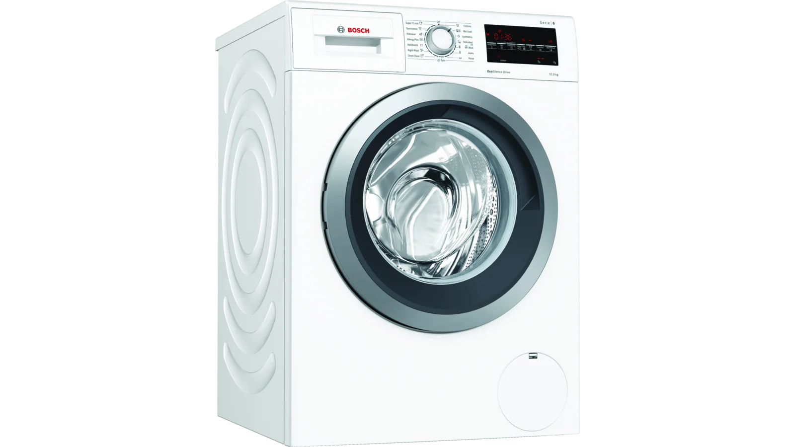 Modern Front-Loading Automatic Washing Machine Clipart Design