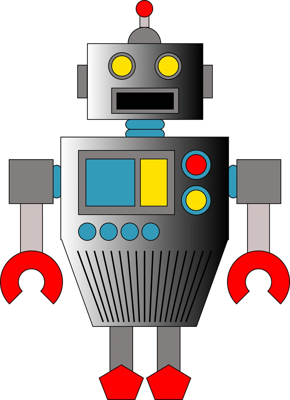Retro Mechanical Robot Clipart: A Charming Vintage Mechanical Companion