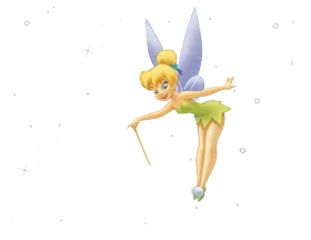 Enchanting Tinker Bell Fairy Clipart with Sparkling Magical Essence