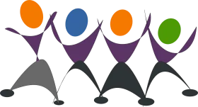 Dancing Silhouettes Clipart: Joyful Abstract Figures Expressing Rhythmic Movement