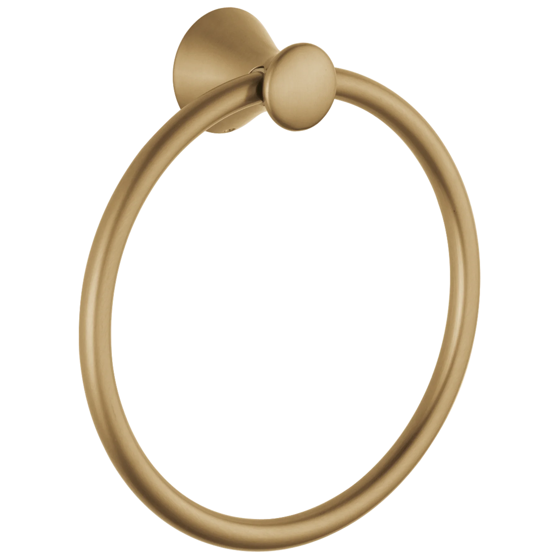 Elegant Golden Minimalist Circular Towel Ring Clipart for Modern Bathroom Decor
