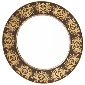 Elegant Victorian-Inspired Bronze Ornamental Circle Clipart Frame Design