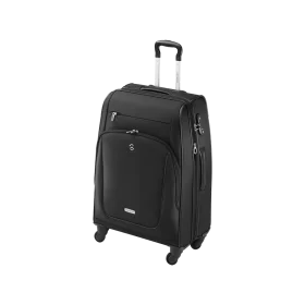 Professional Black Rolling Suitcase Clipart for Travel Enthusiasts and Designers