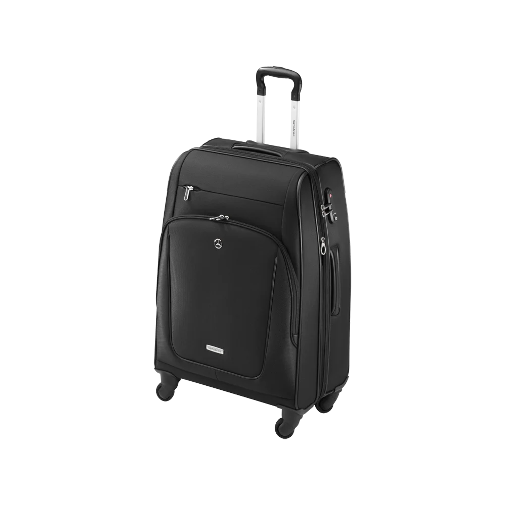 Professional Black Rolling Suitcase Clipart for Travel Enthusiasts and Designers