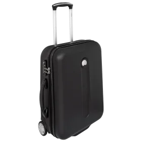Sleek Black Rolling Suitcase Clipart: Compact Travel Companion for Modern Journeys